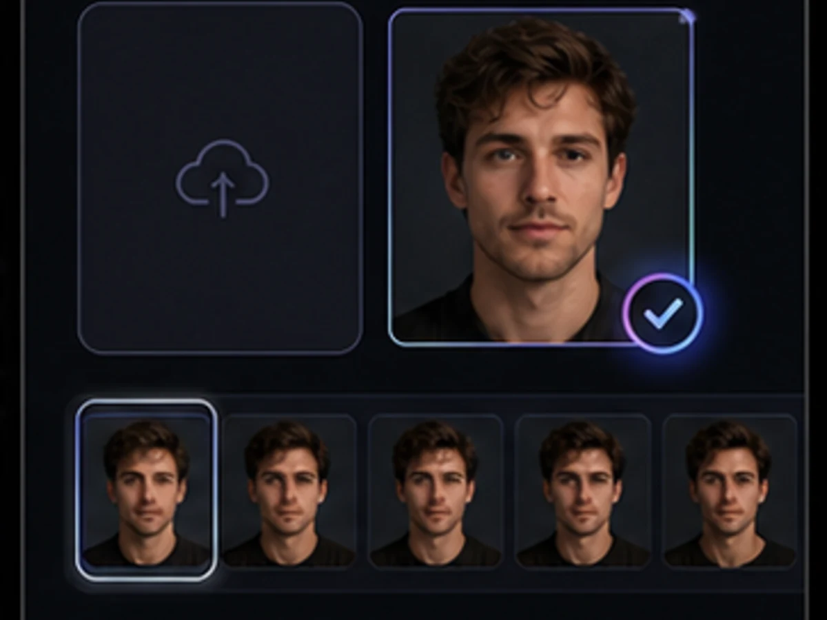 Upload an authorized face reference